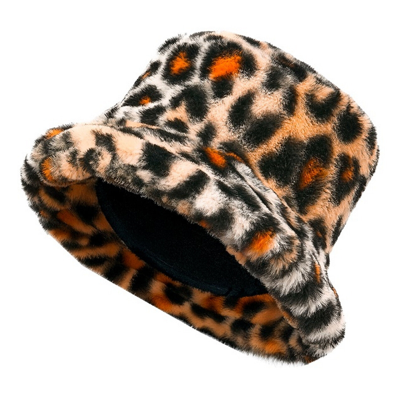 Op deze afbeelding zie je een Accessoires, van het merk Widmann. Pimp Buckethat Pluche Luipaardprint