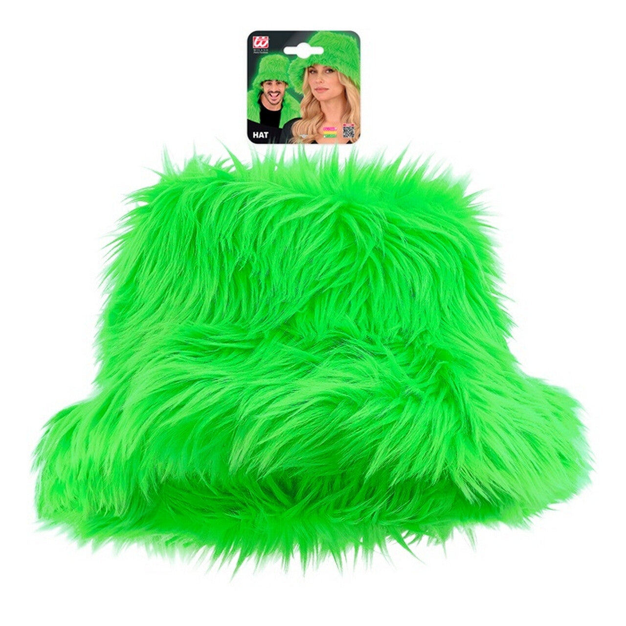 Op deze afbeelding zie je een Accessoires, van het merk Widmann. Warme Buckethat Groen