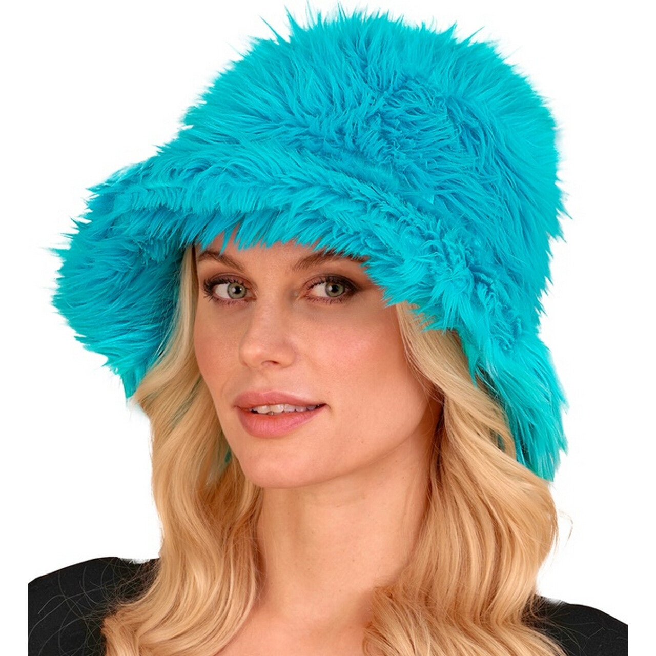 Op deze afbeelding zie je een Accessoires, van het merk Widmann. Warme Buckethat Lichtblauw