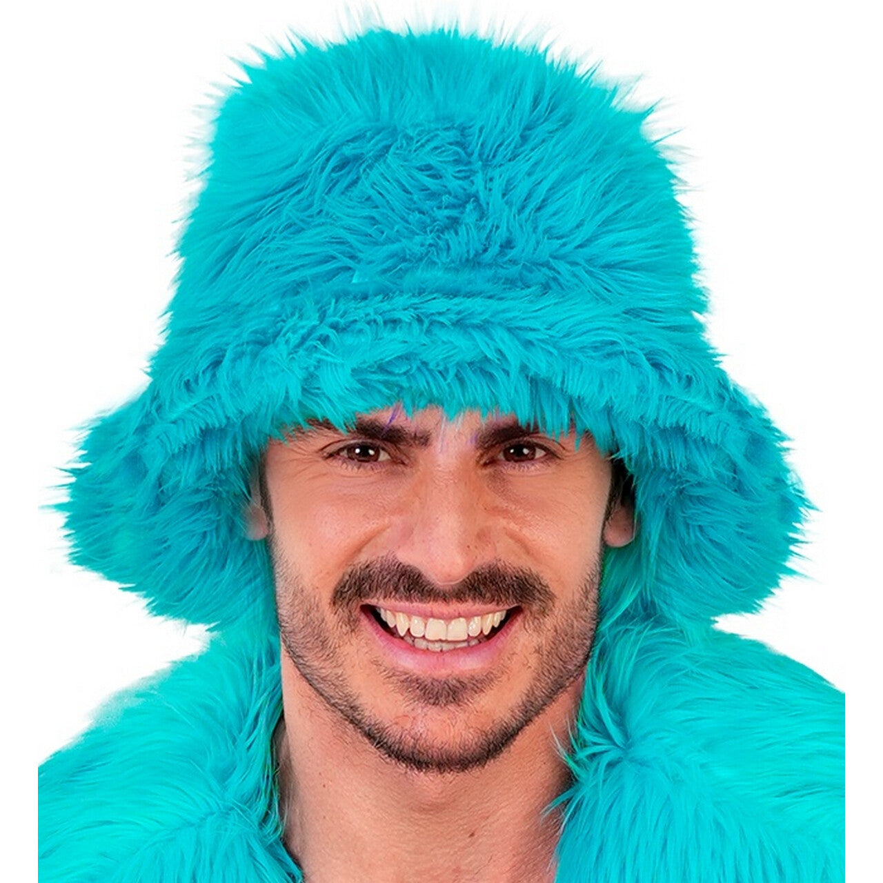 Op deze afbeelding zie je een Accessoires, van het merk Widmann. Warme Buckethat Lichtblauw