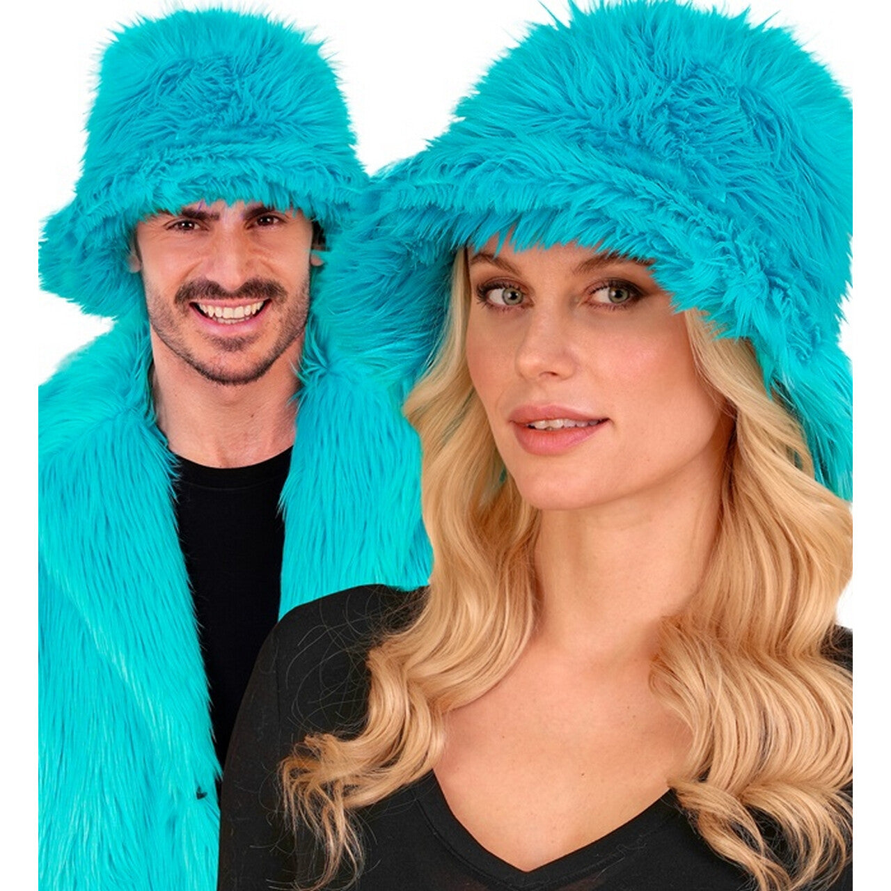 Op deze afbeelding zie je een Accessoires, van het merk Widmann. Warme Buckethat Lichtblauw