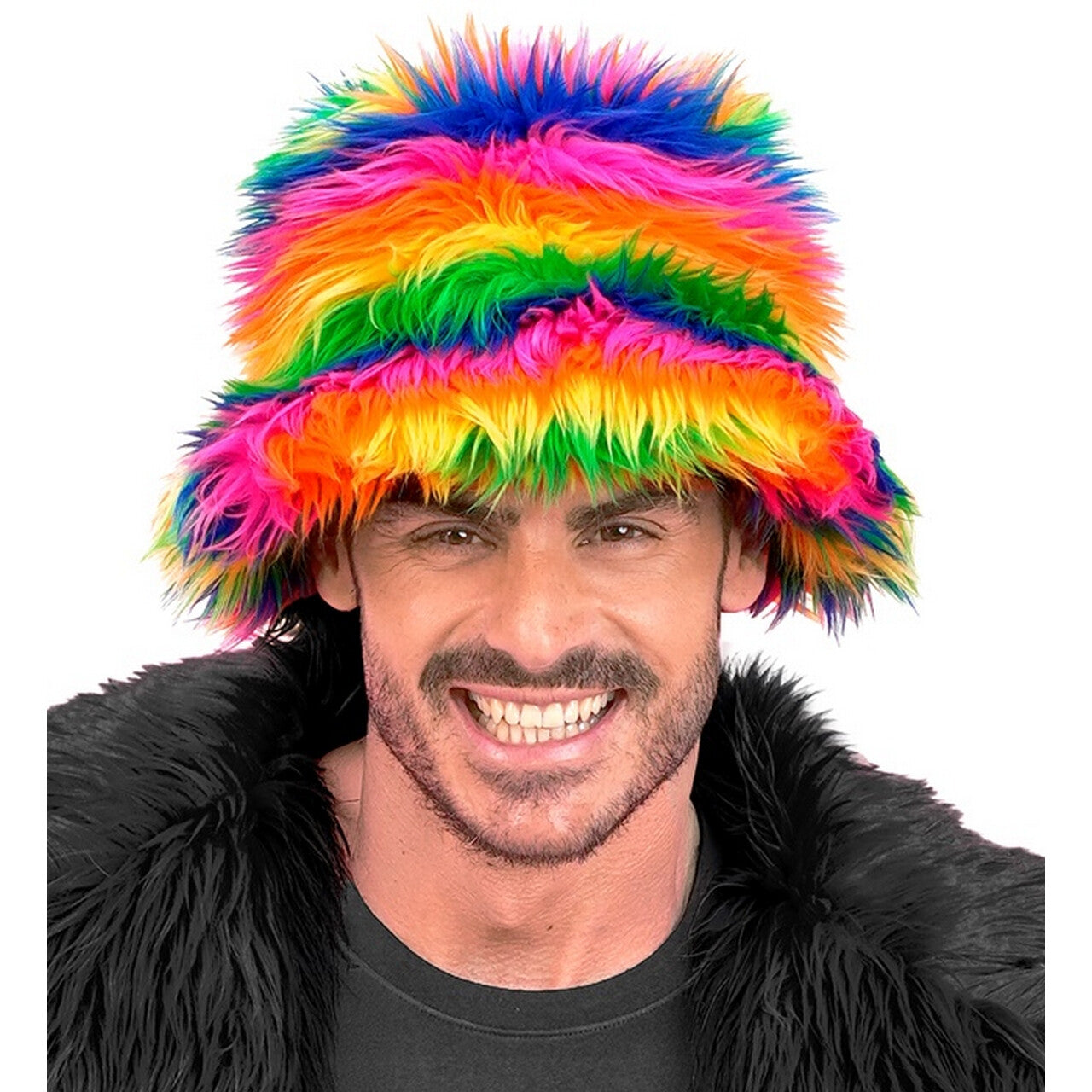 Op deze afbeelding zie je een Accessoires, van het merk Widmann. Warme Buckethat Festival Of Colours