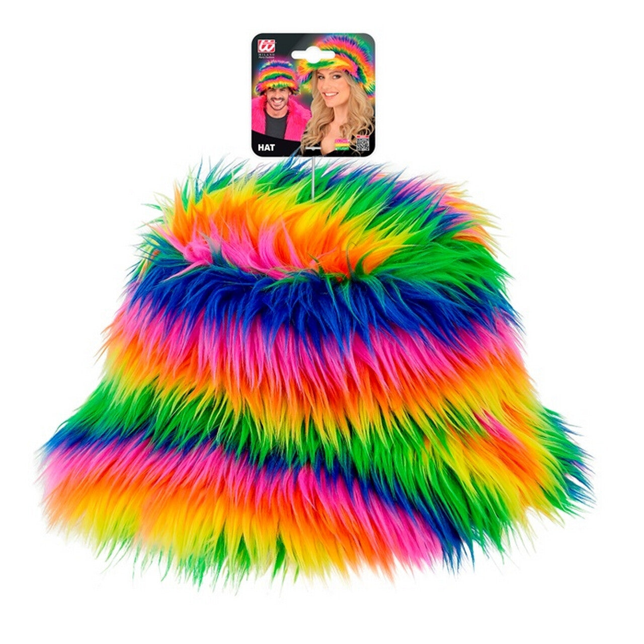 Op deze afbeelding zie je een Accessoires, van het merk Widmann. Warme Buckethat Festival Of Colours