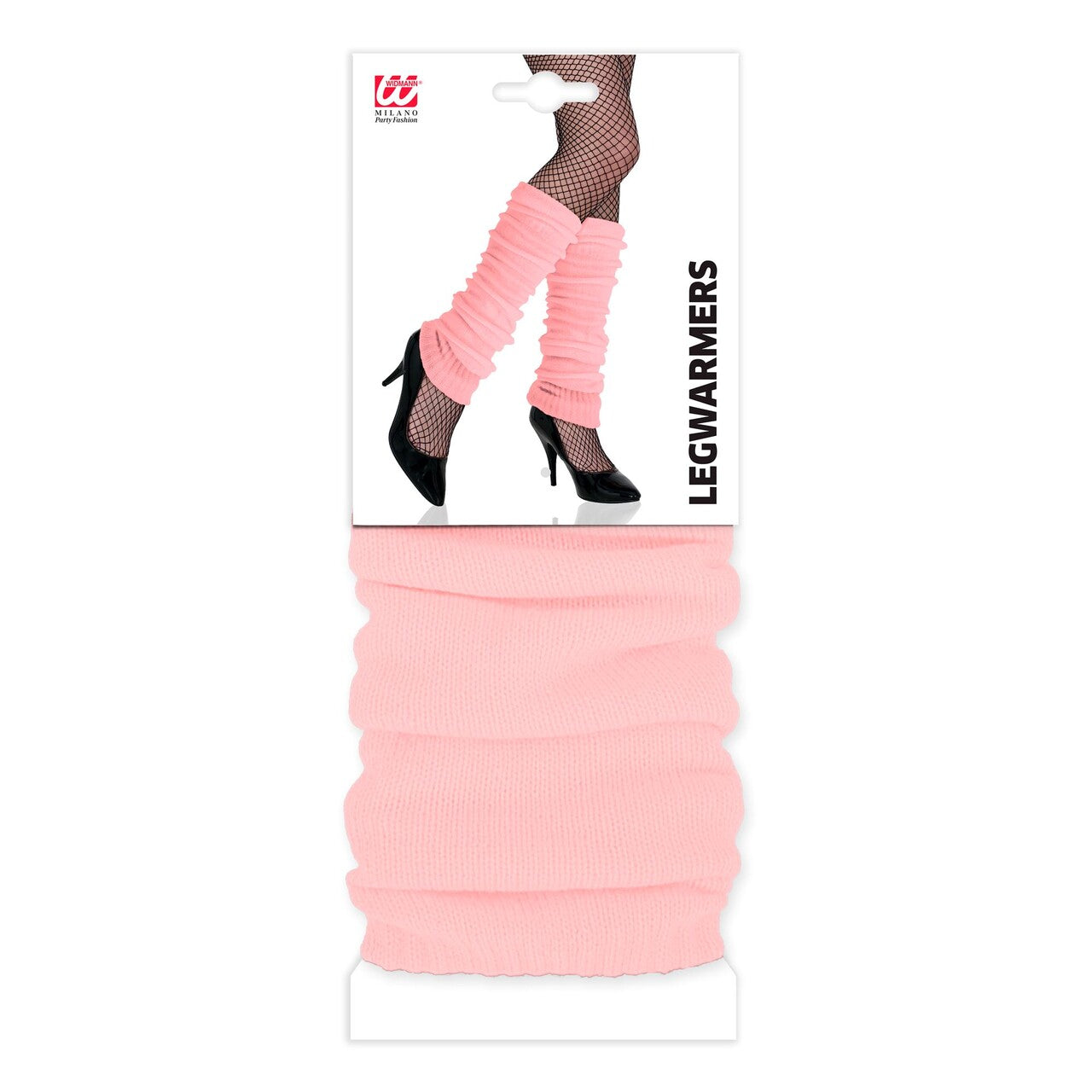 Op deze afbeelding zie je een Accessoires, van het merk Widmann. Roze Beenwarmers 80s Fitness
