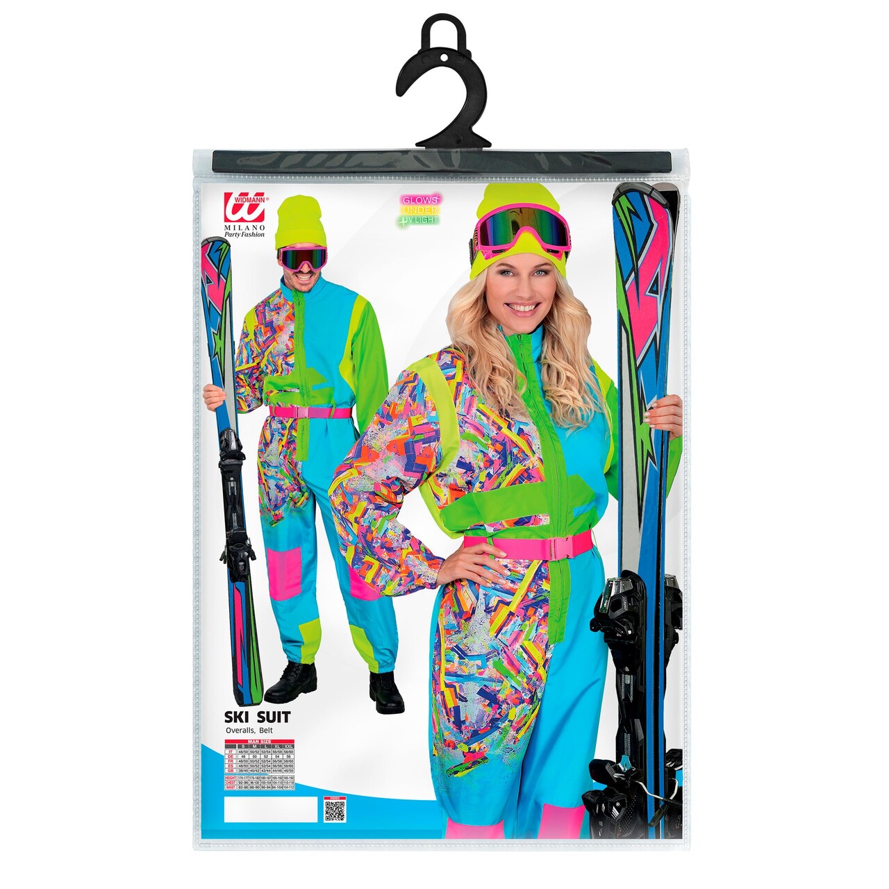 Op deze afbeelding zie je een Kostuums, van het merk Widmann. Hot In The Snow Ski Pak