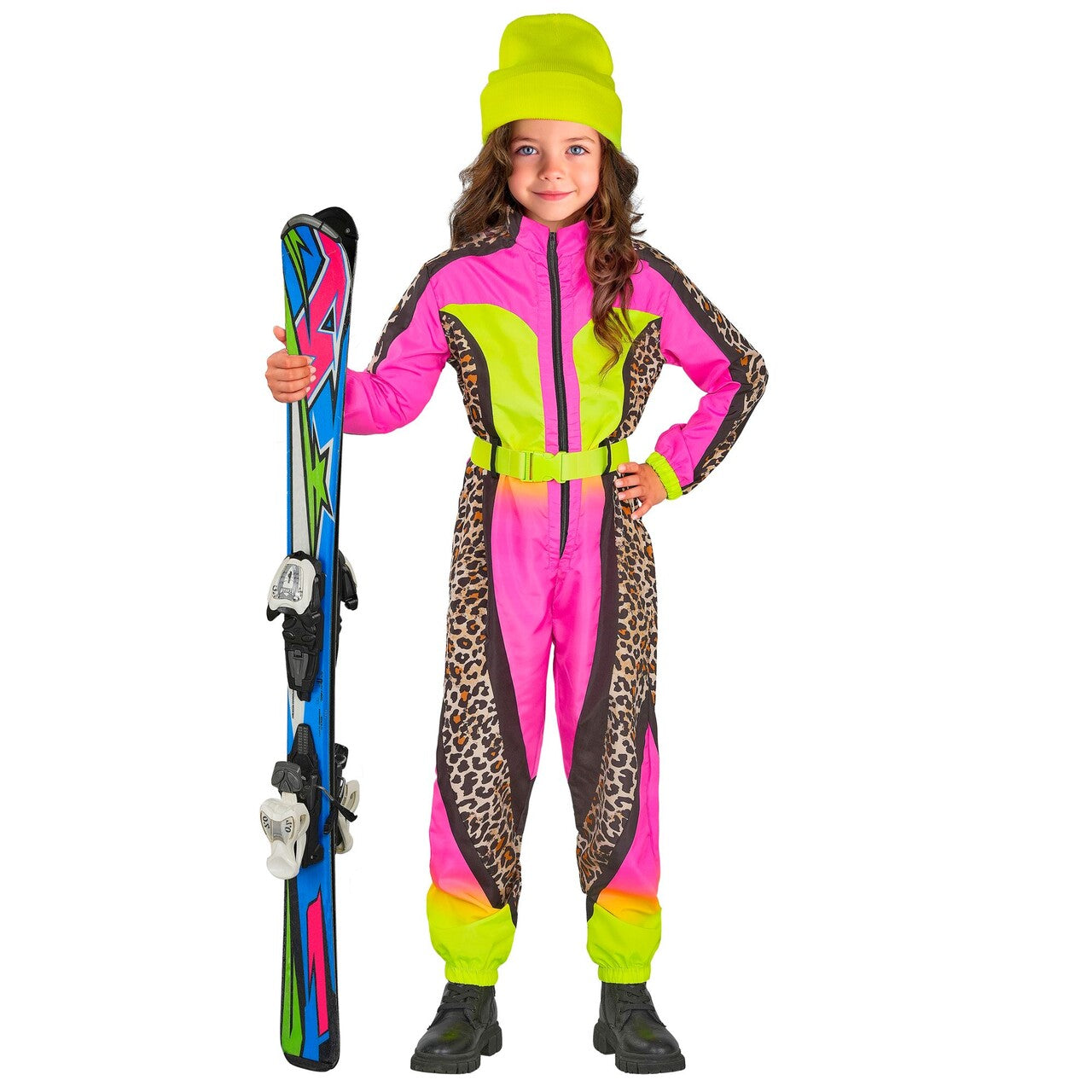 Op deze afbeelding zie je een Kostuums, van het merk Widmann. Fancy The Wild Snow Ski Pak Meisje