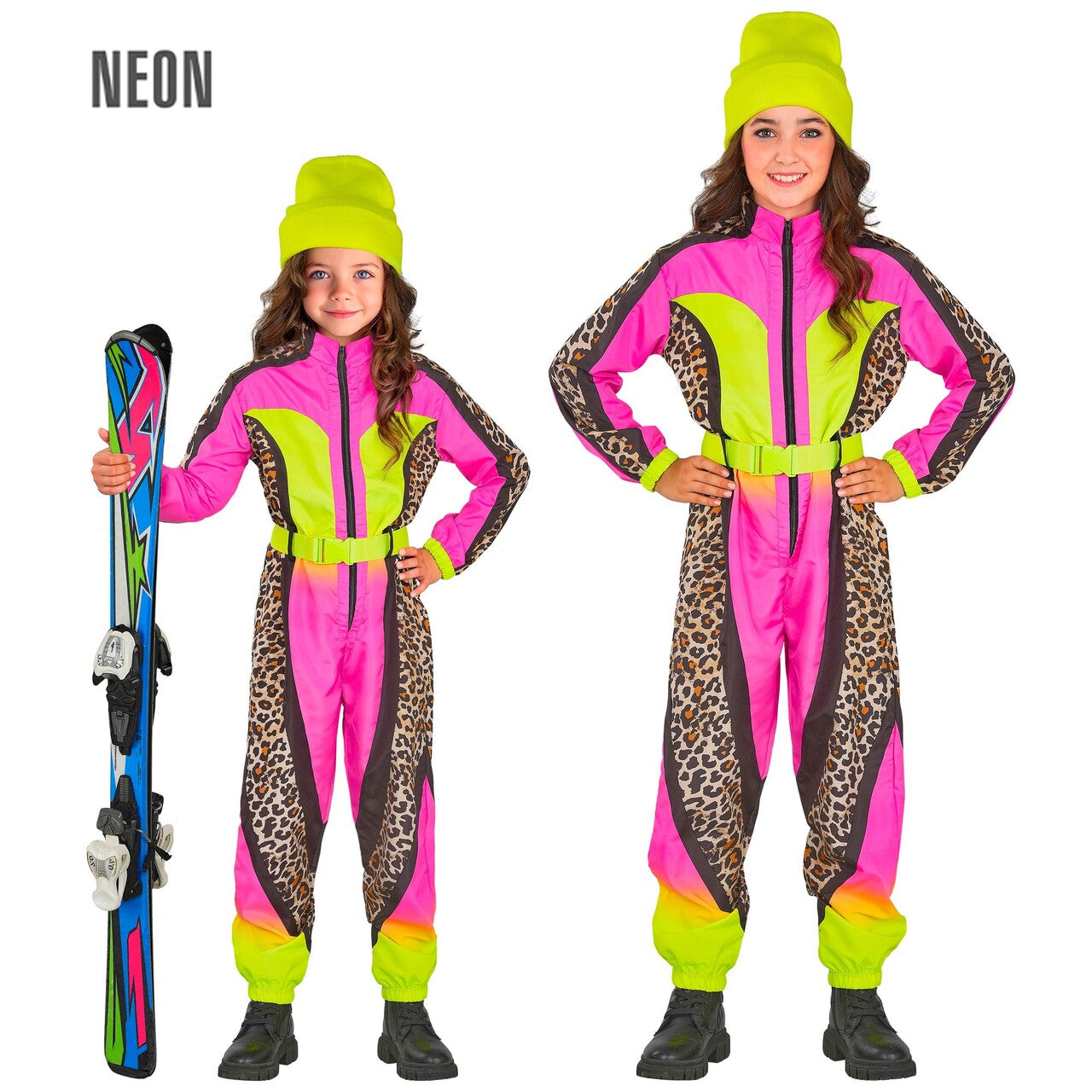Op deze afbeelding zie je een Kostuums, van het merk Widmann. Fancy The Wild Snow Ski Pak Meisje