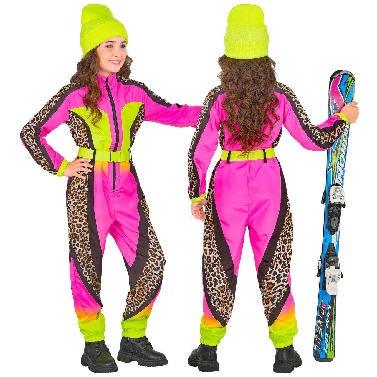 Op deze afbeelding zie je een Kostuums, van het merk Widmann. Fancy The Wild Snow Ski Pak Meisje