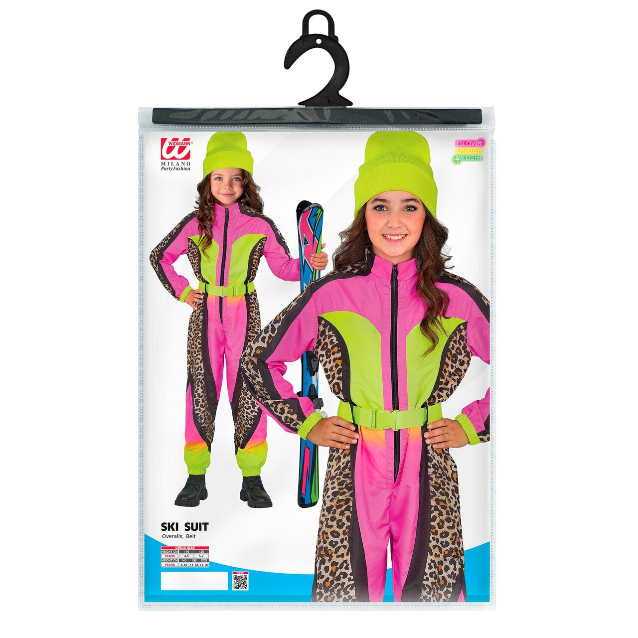Op deze afbeelding zie je een Kostuums, van het merk Widmann. Fancy The Wild Snow Ski Pak Meisje
