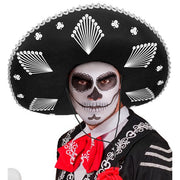 Op deze afbeelding zie je een Accessoires, van het merk Widmann. Mexicaanse Sombrero Zwart