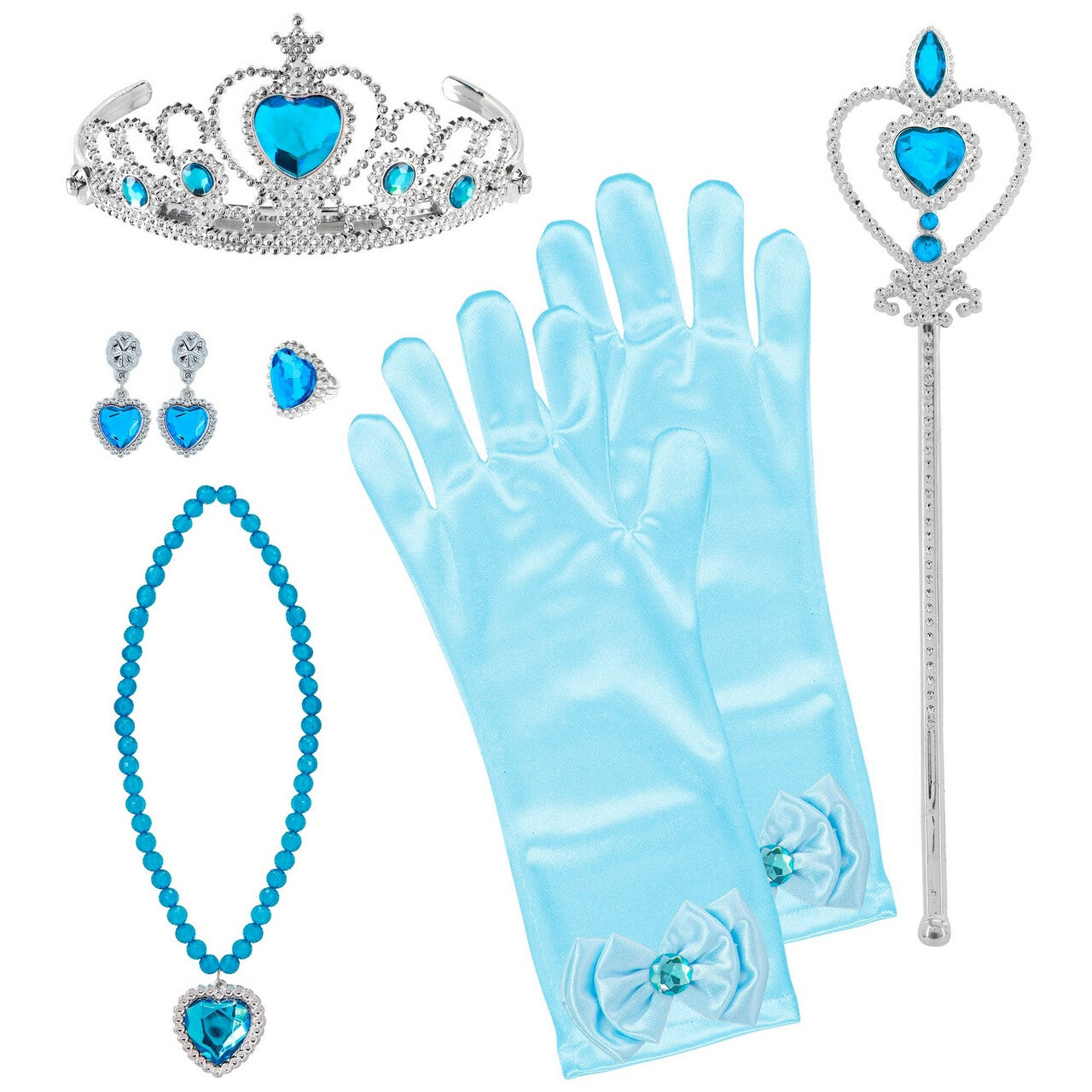 Op deze afbeelding zie je een Accessoires, van het merk Widmann. IJsprinses Anna Accessoire Set