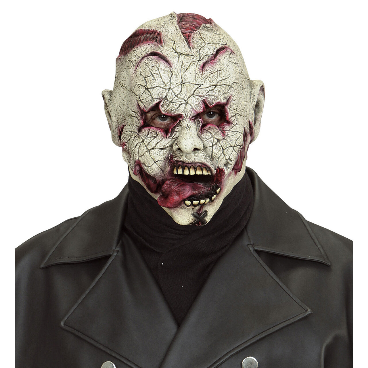 Op deze afbeelding zie je een Accessoires, van het merk Widmann. Versneden Masker Horror Clown