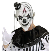 Op deze afbeelding zie je een Accessoires, van het merk Widmann. Lucky Horror Masker Killerclown Met Haar En Minihoed