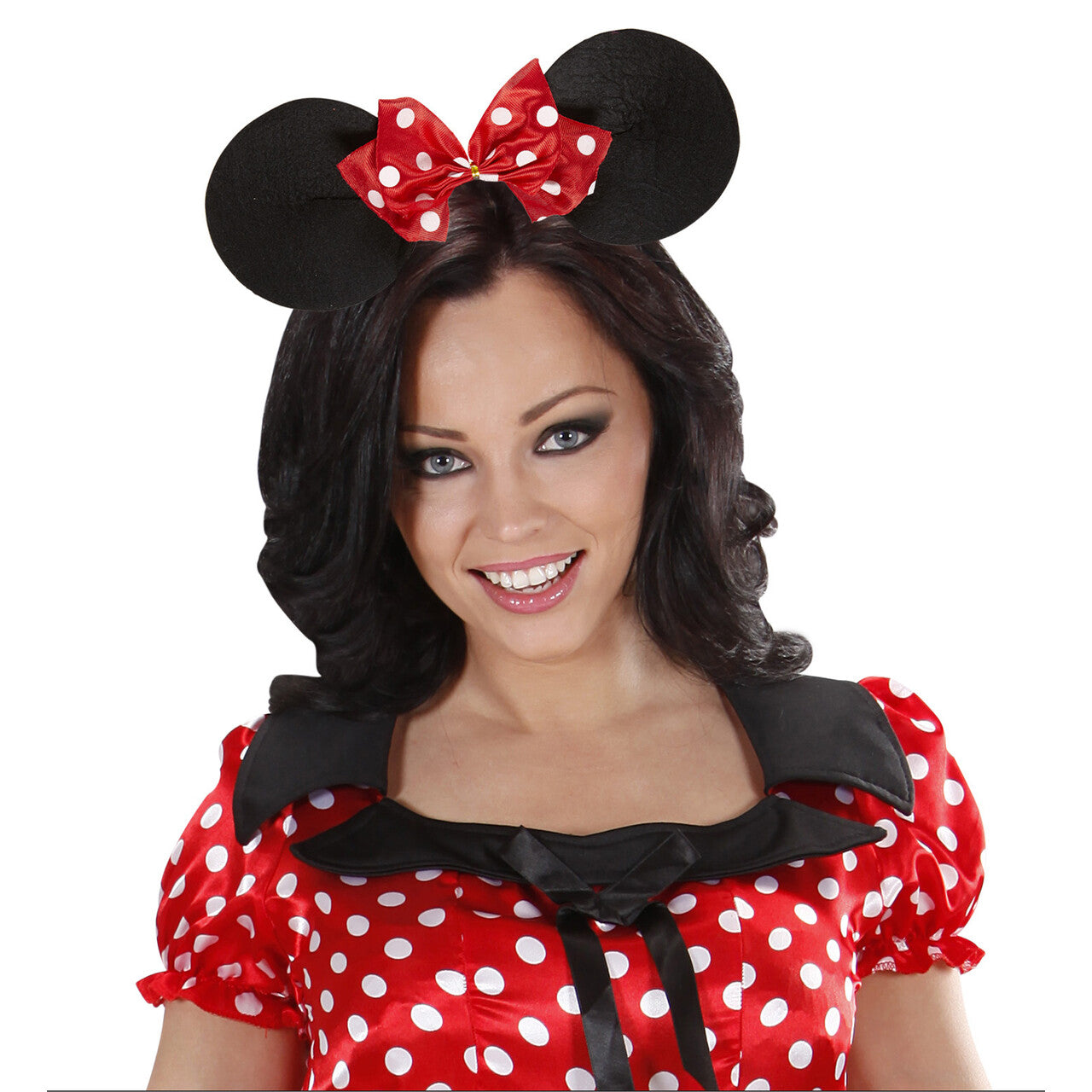 Op deze afbeelding zie je een Accessoires, van het merk Widmann. Ms Minnie Hoofdband Muis Met Strikje
