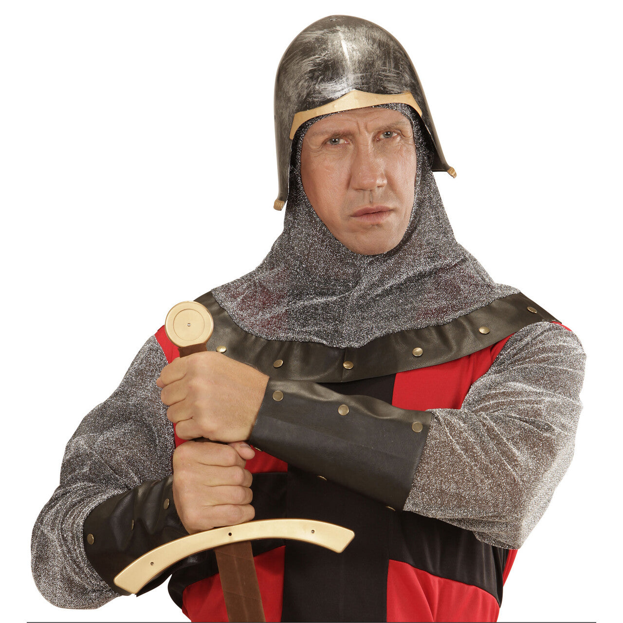 Op deze afbeelding zie je een Accessoires, van het merk Widmann. Middeleeuwse Gevechtshelm Braveheart