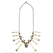 Op deze afbeelding zie je een Accessoires, van het merk Widmann. Ketting Schedel Met Botten Afrikaanse Koning