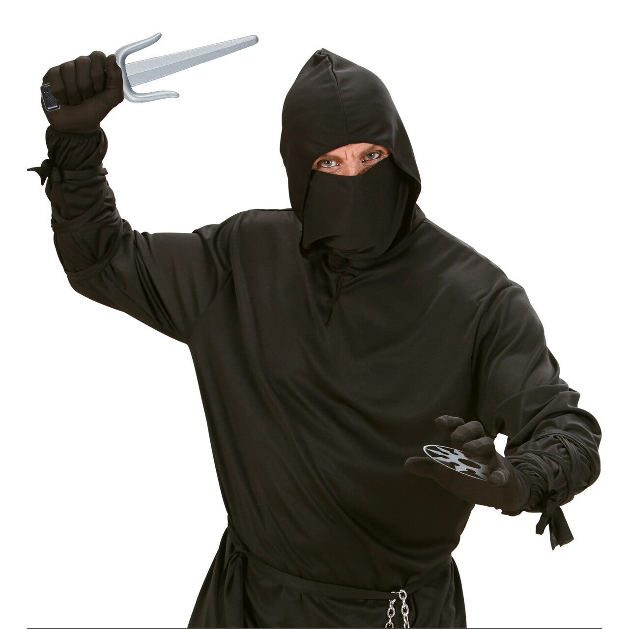 Op deze afbeelding zie je een Accessoires, van het merk Widmann. Ninja Wapenset Killer Karaoke