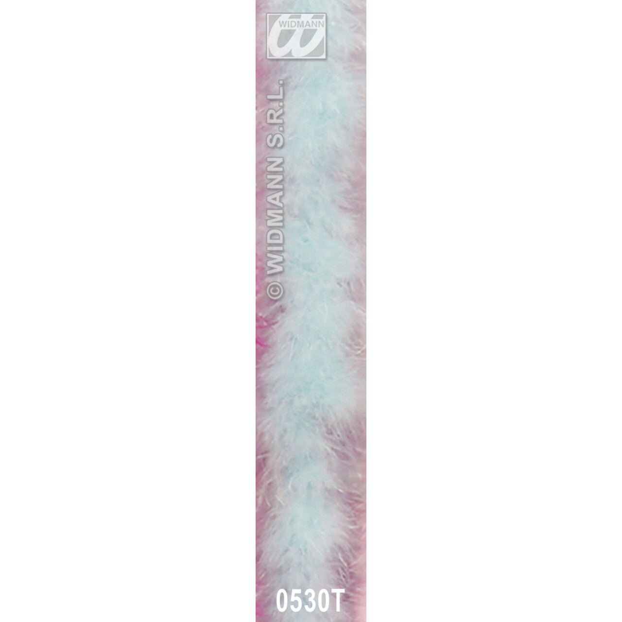 Op deze afbeelding zie je een Accessoires, van het merk Widmann. Decoratieve Boa Lichtblauw 2 Meter