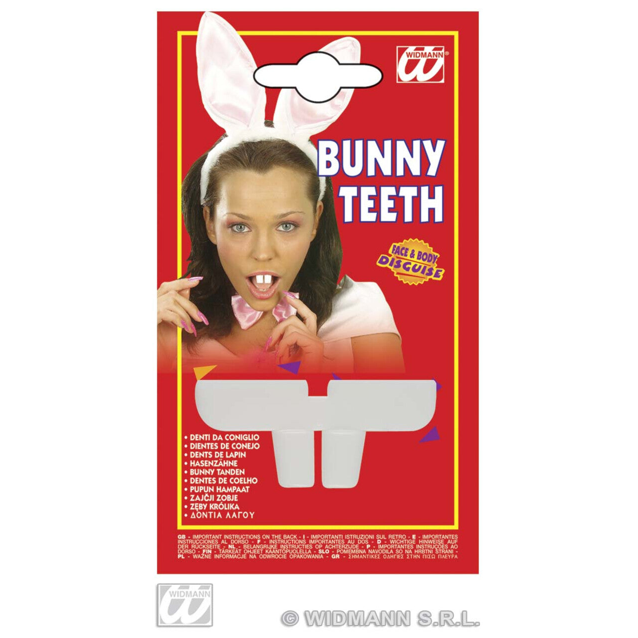 Op deze afbeelding zie je een Accessoires, van het merk Widmann. Konijnen Tandjes