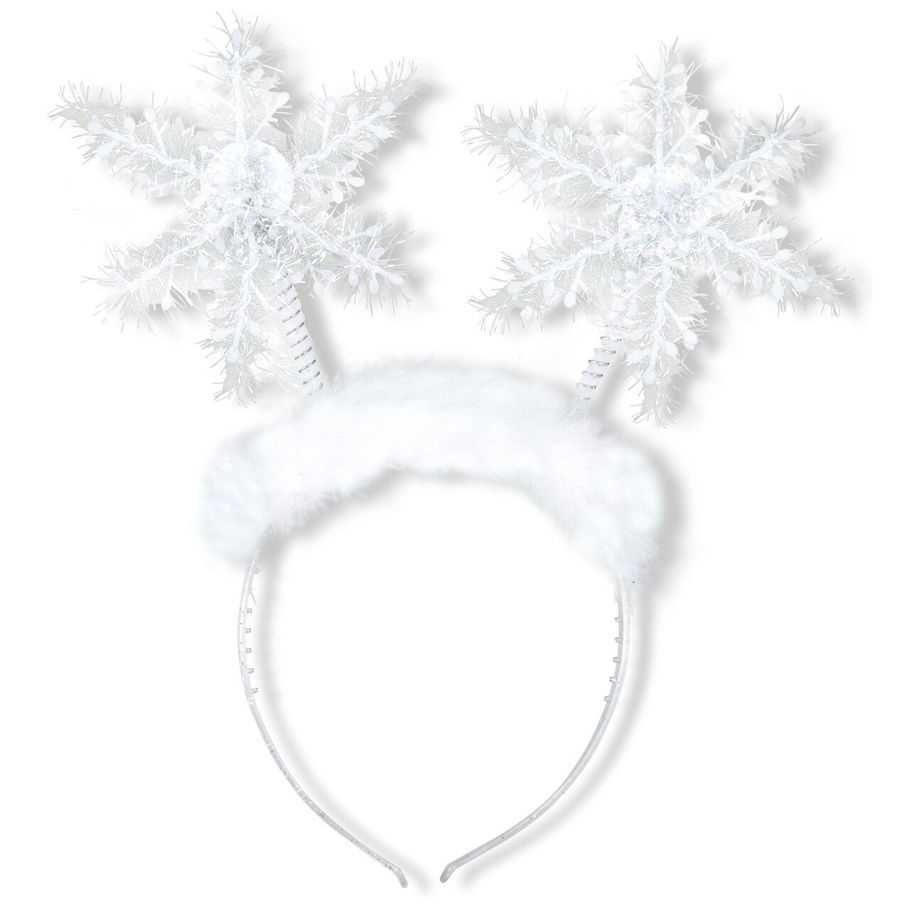 Op deze afbeelding zie je een Accessoires, van het merk Widmann. Winterse Hoofdband Sneeuwfiguren