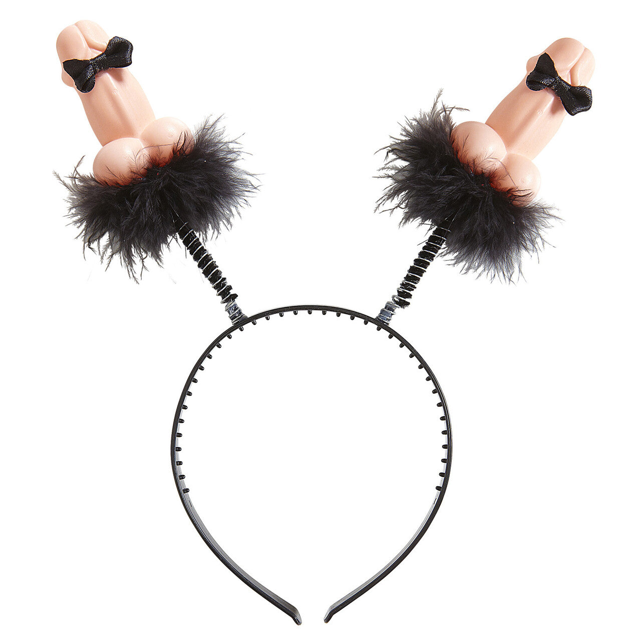 Op deze afbeelding zie je een Accessoires, van het merk Widmann. Trillende Hoofdband Piemels Met Strikje