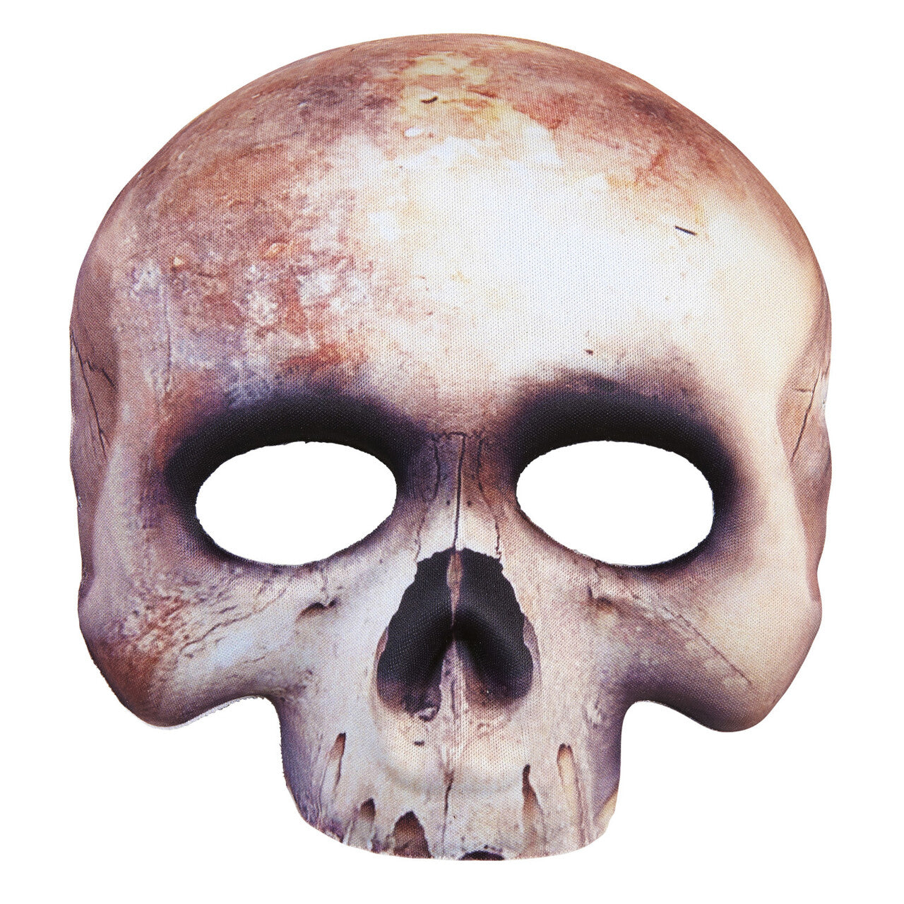 Op deze afbeelding zie je een Accessoires, van het merk Widmann. Halloween Halfmask Kinloos Schedelmasker