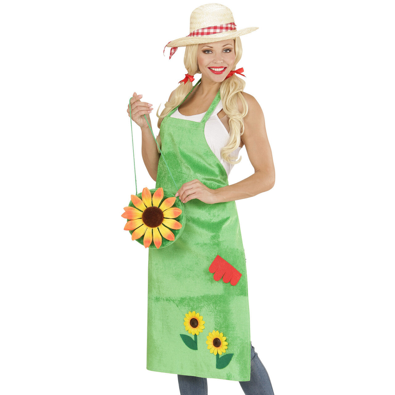 Op deze afbeelding zie je een Accessoires, van het merk Widmann. Hippie Handtasje Zonnebloem