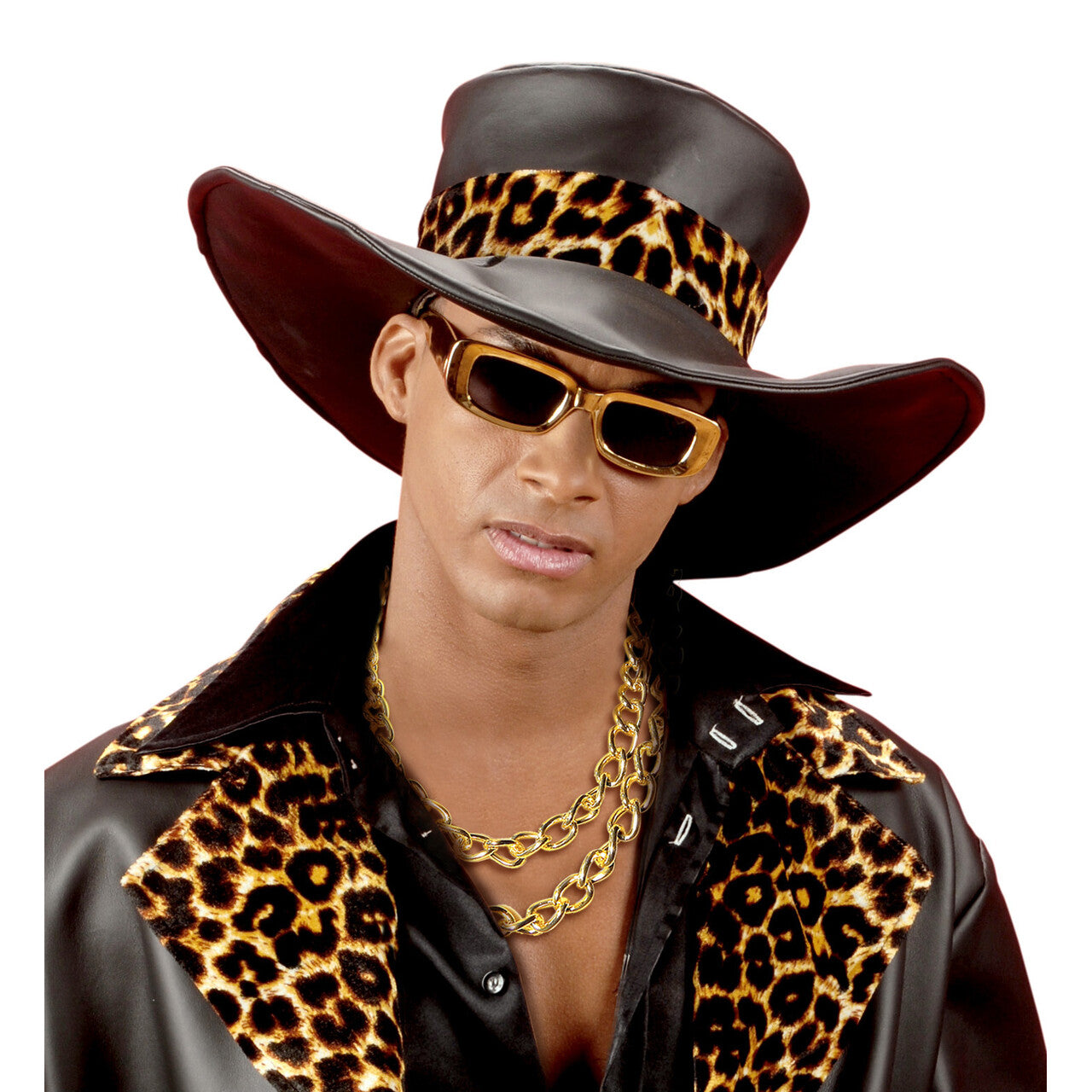 Op deze afbeelding zie je een Accessoires, van het merk Widmann. Mo Money Gouden Ketting