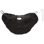 Op deze afbeelding zie je een Accessoires, van het merk Widmann. Baard Met Snor, Zwart