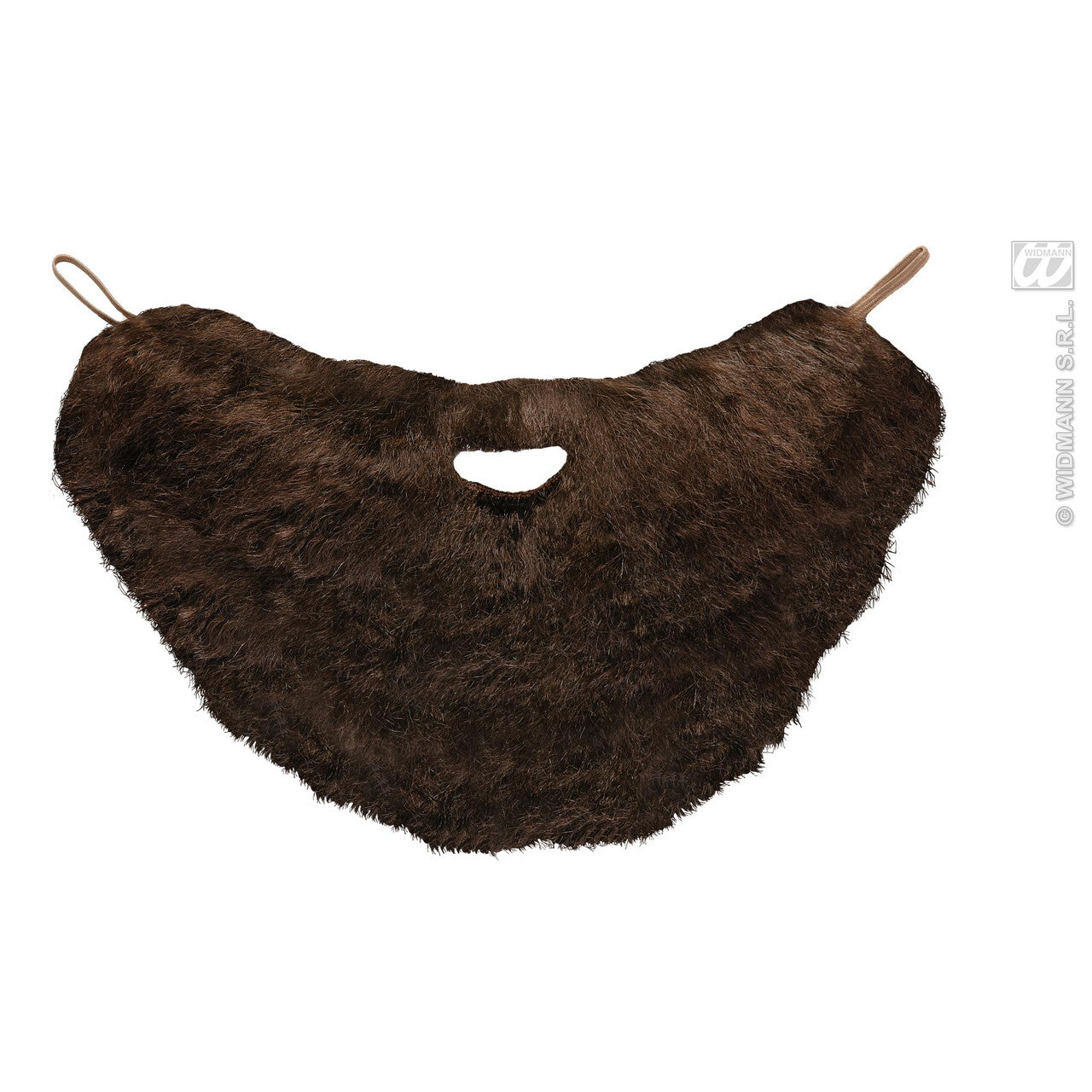 Op deze afbeelding zie je een Accessoires, van het merk Widmann. Baard Met Snor, Bruin