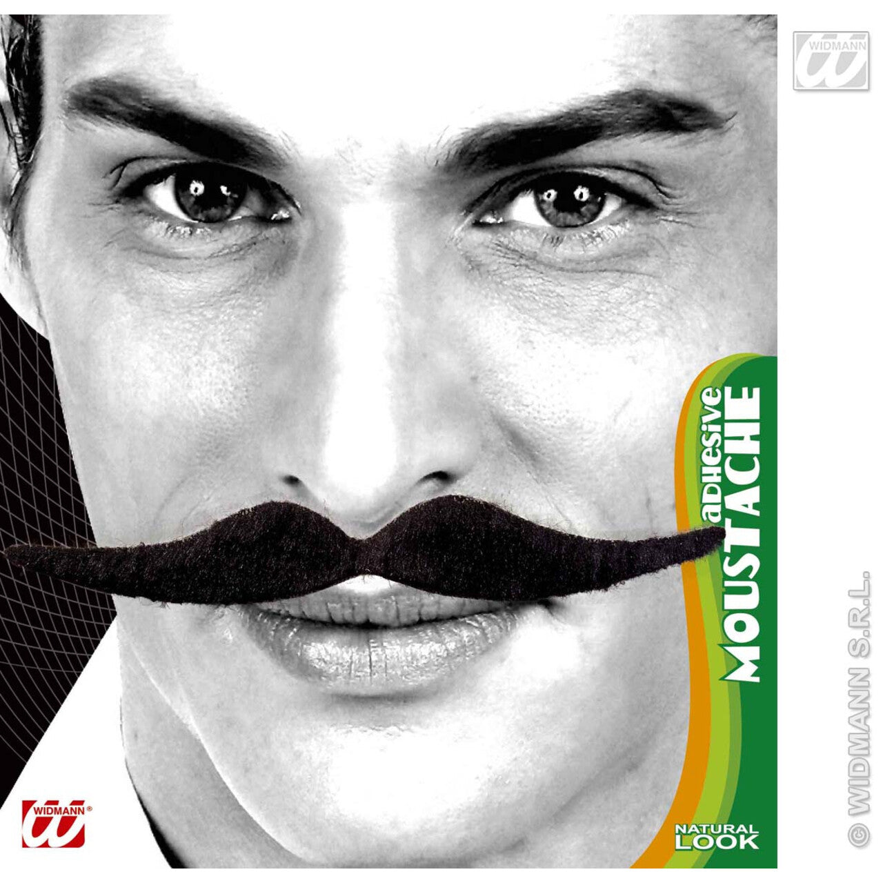 Op deze afbeelding zie je een Accessoires, van het merk Widmann. Snor Zwart, Dali