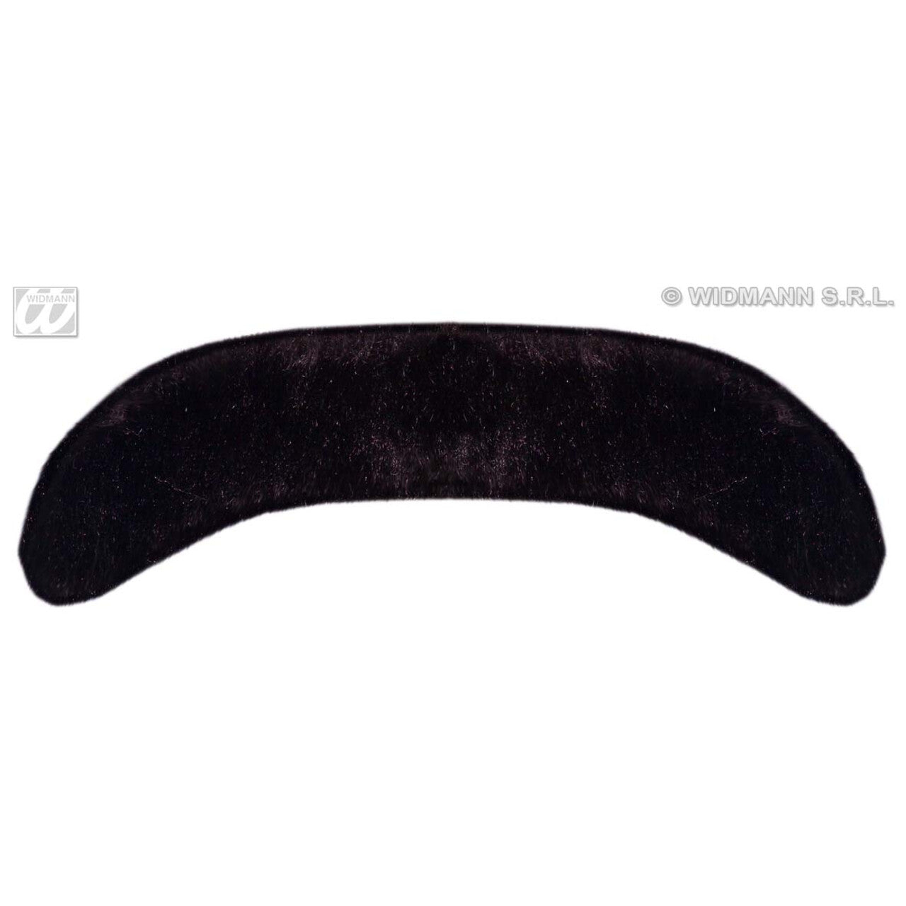 Op deze afbeelding zie je een Accessoires, van het merk Widmann. Snor Zwart, Herenmodel
