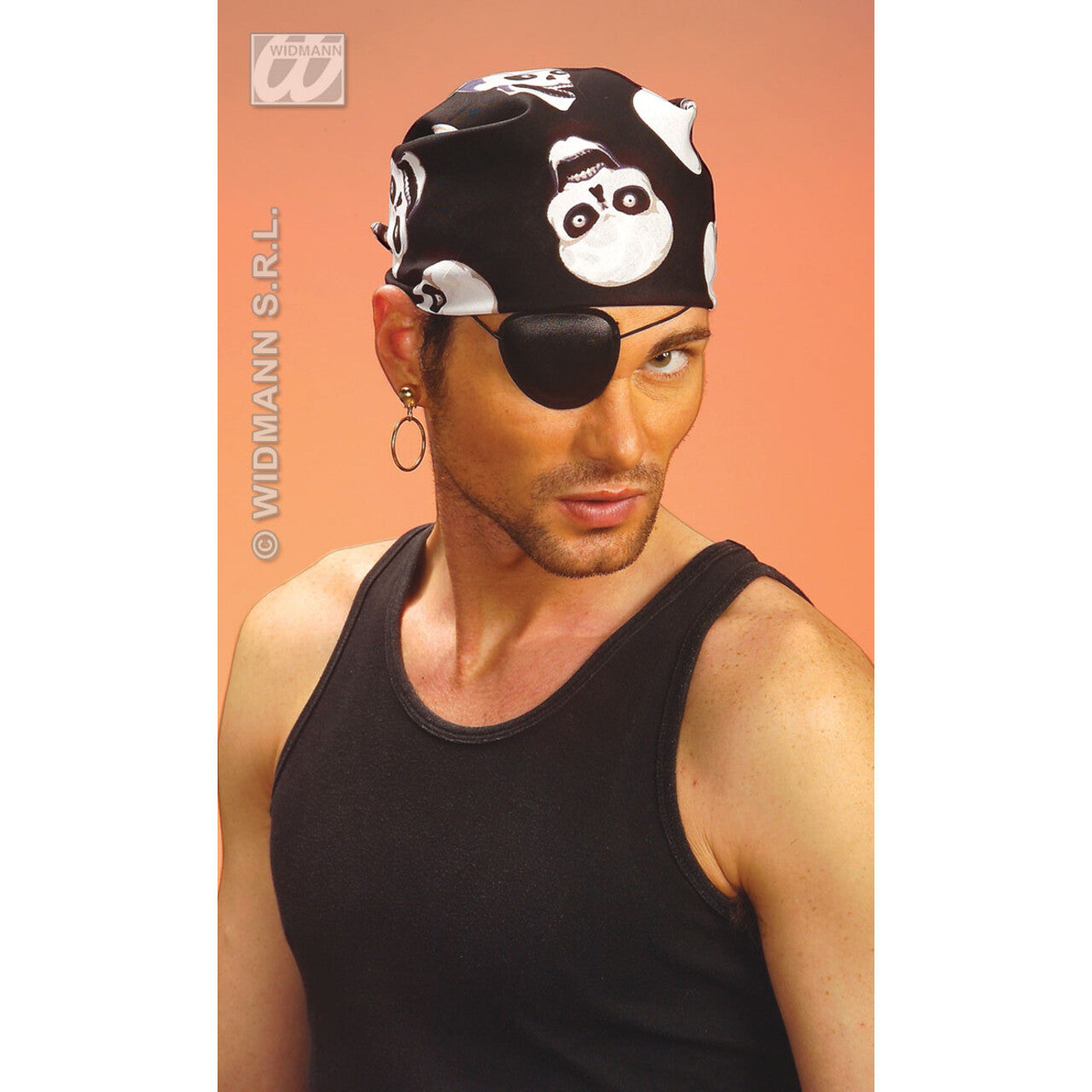Op deze afbeelding zie je een Accessoires, van het merk Widmann. Bandana Piraat