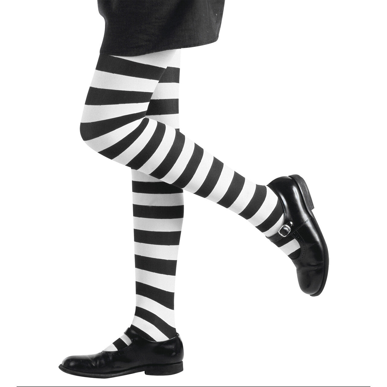Op deze afbeelding zie je een Accessoires, van het merk Widmann. Gestreepte Kinderpanty Wit / Zwart