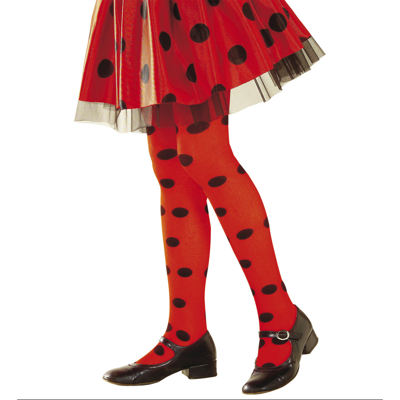 Op deze afbeelding zie je een Accessoires, van het merk Widmann. Stippel Kinderpanty Lieveheersbeestje