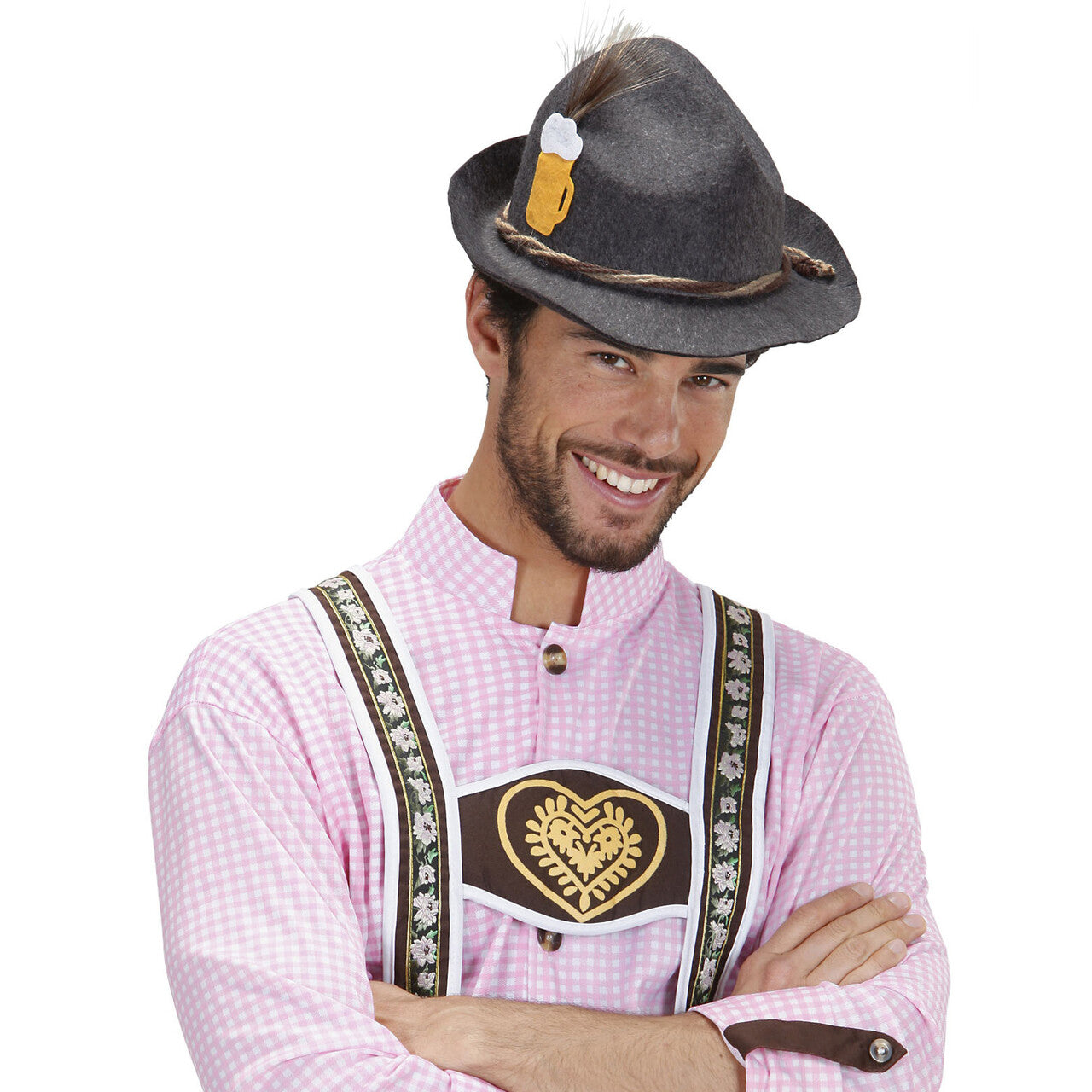 Op deze afbeelding zie je een Accessoires, van het merk Widmann. Tiroler Hoed Luxe Vilt