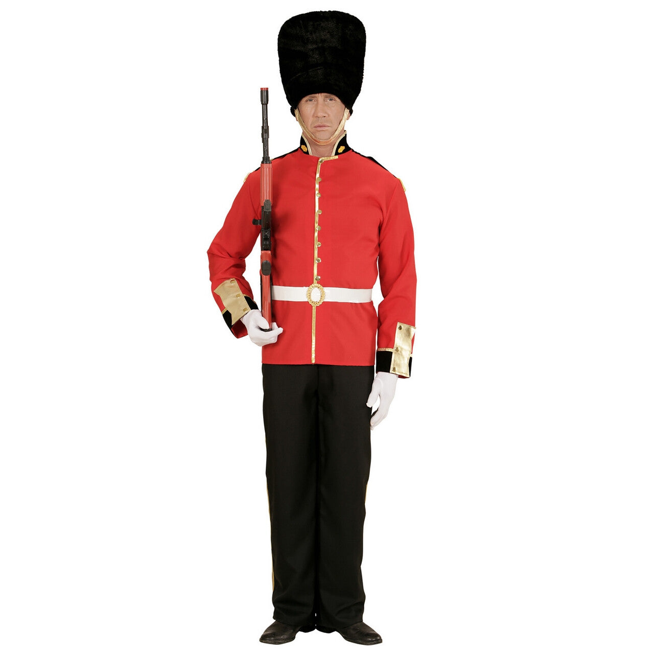 Op deze afbeelding zie je een Kostuums, van het merk Widmann. Beefeater Royal Guard Man Kostuum
