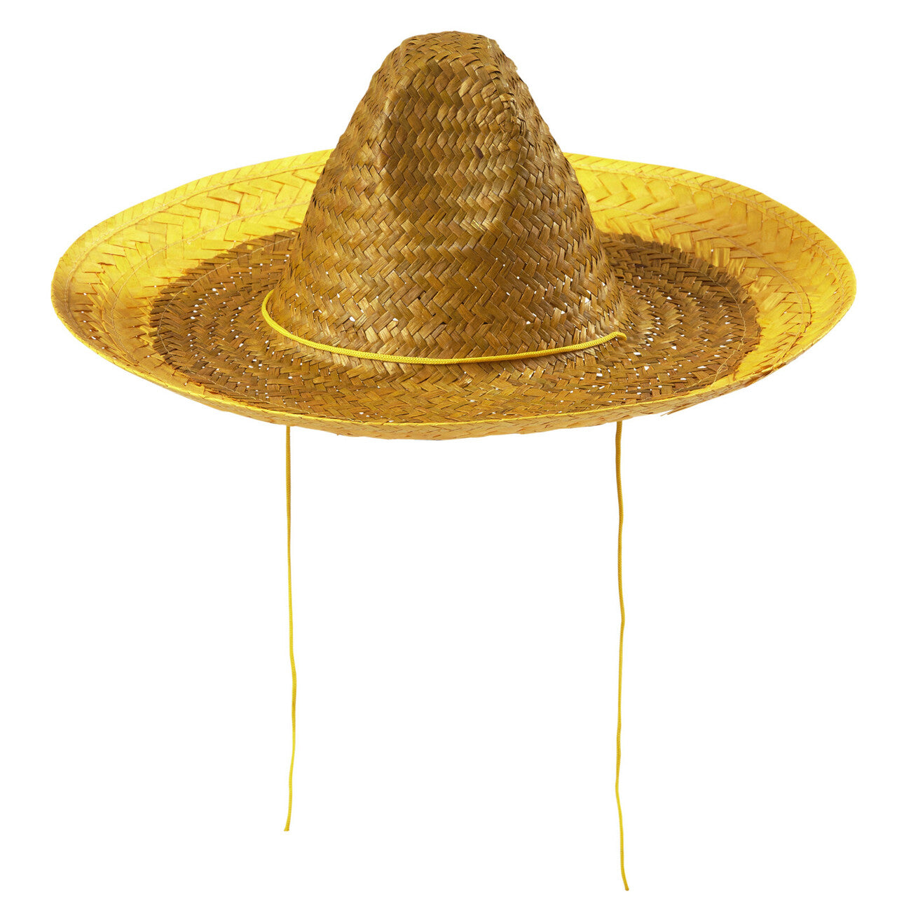 Op deze afbeelding zie je een Accessoires, van het merk Widmann. Sombrero 48cm, Geel
