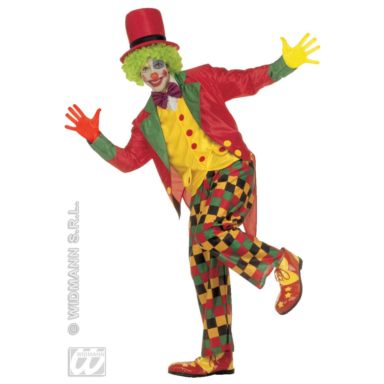 Op deze afbeelding zie je een Accessoires, van het merk Widmann. Handschoenen Rood