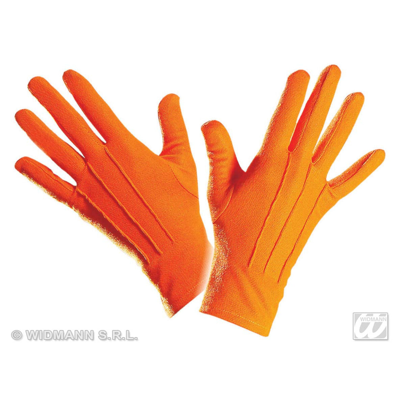 Op deze afbeelding zie je een Accessoires, van het merk Widmann. Handschoenen Oranje
