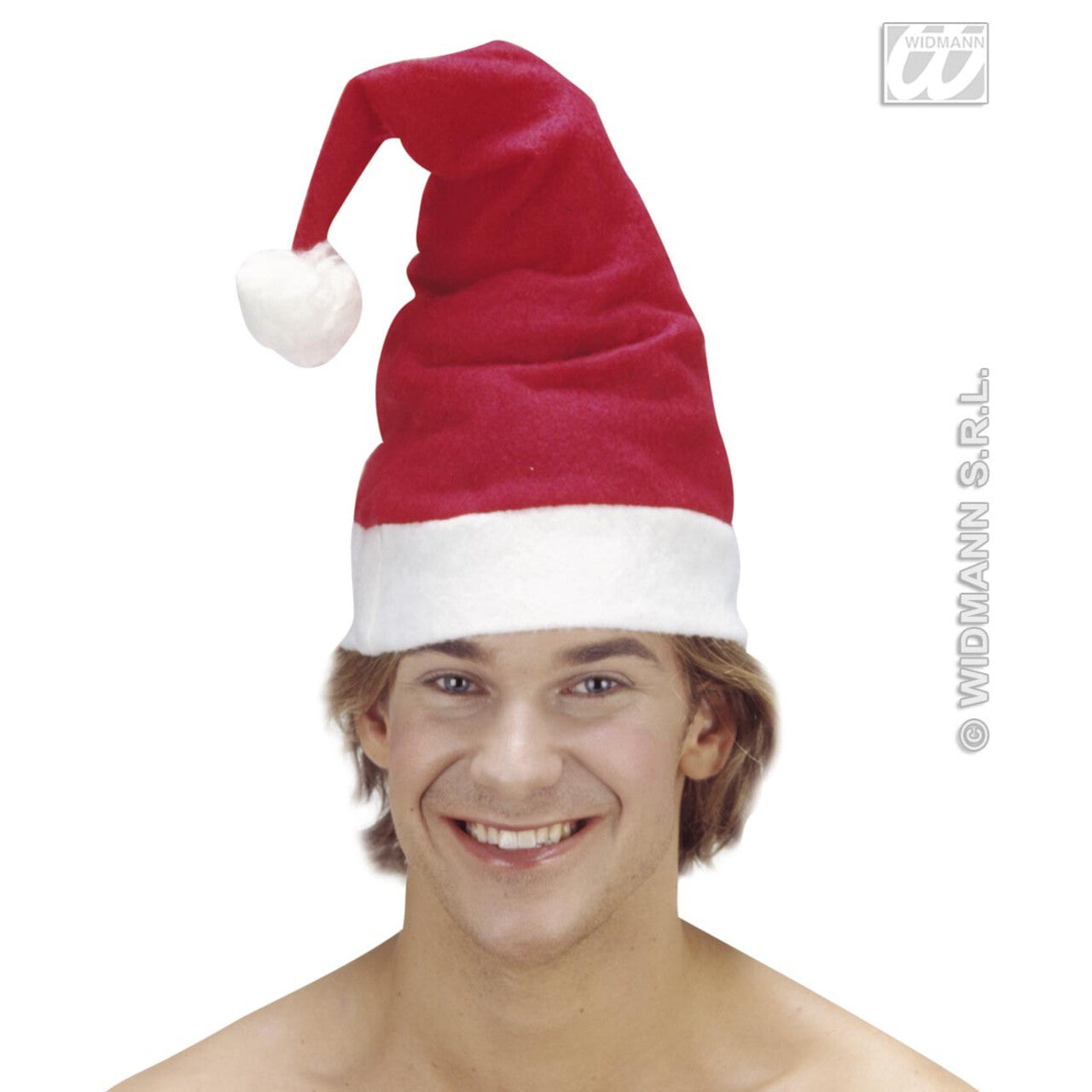 Op deze afbeelding zie je een Accessoires, van het merk Widmann. Muts Kerstman