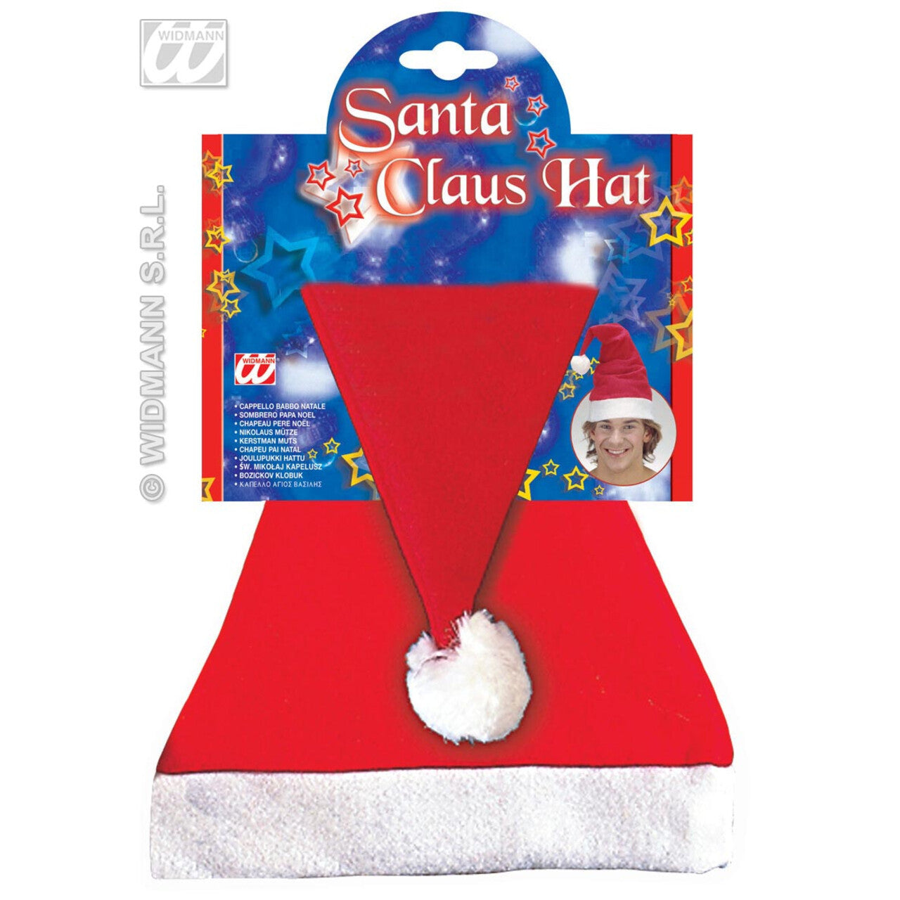 Op deze afbeelding zie je een Accessoires, van het merk Widmann. Muts Kerstman