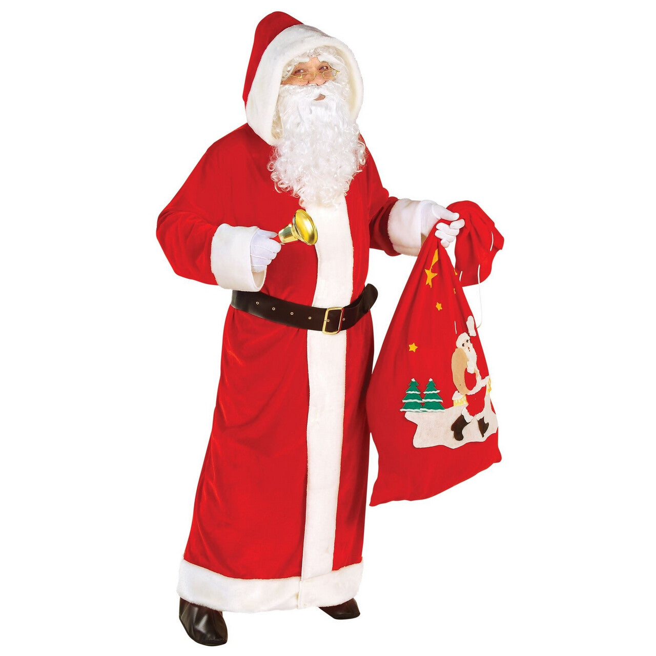 Op deze afbeelding zie je een Kostuums, van het merk Widmann. Santa Claus Kerstmanjas XL Kostuum