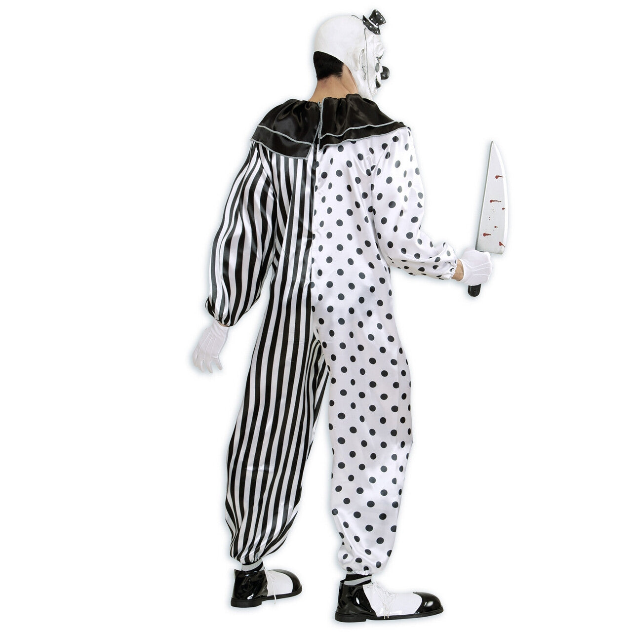Op deze afbeelding zie je een Kostuums, van het merk Widmann. Killer Pierrot Slager Clown Man Kostuum