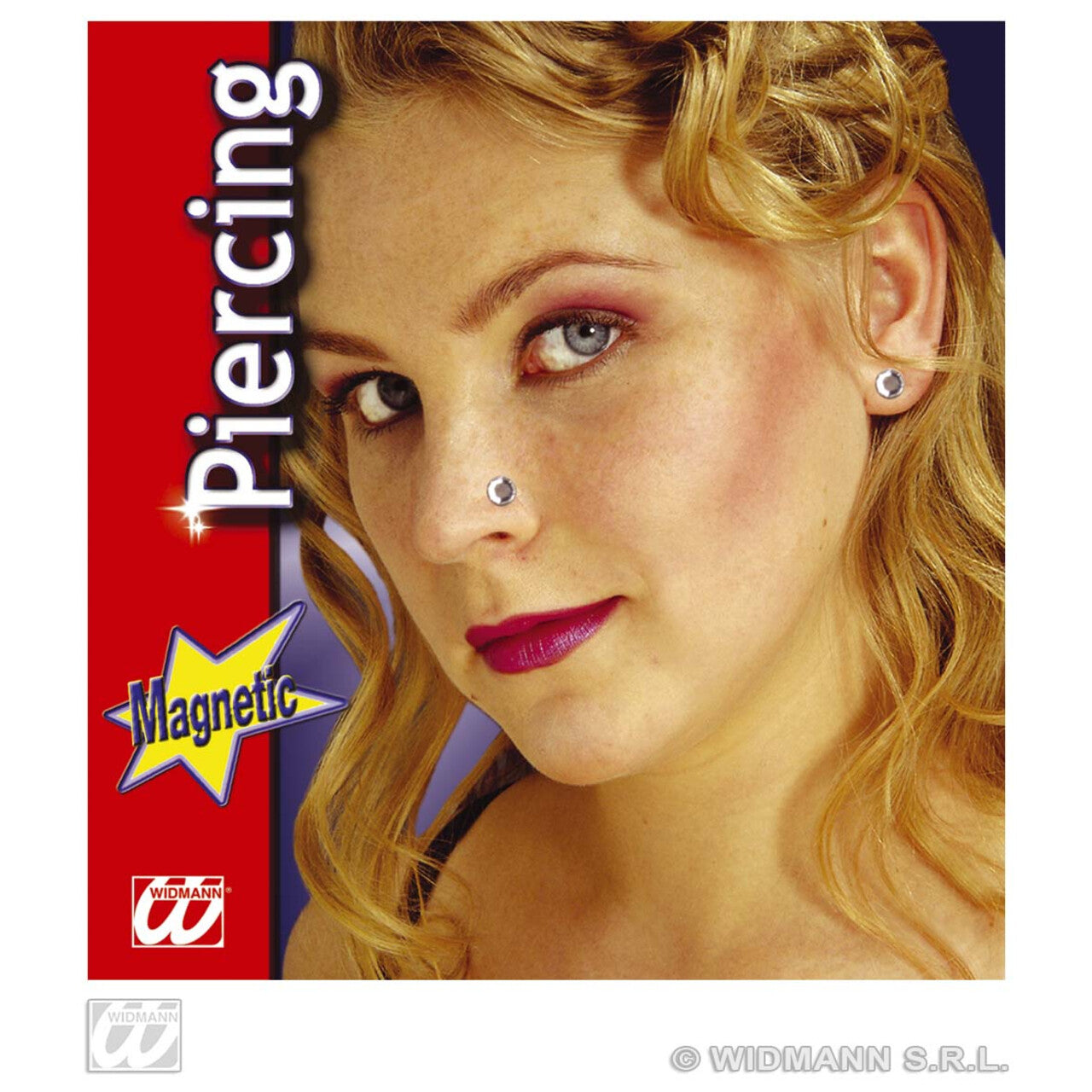 Op deze afbeelding zie je een Accessoires, van het merk Widmann. Magneet Piercing