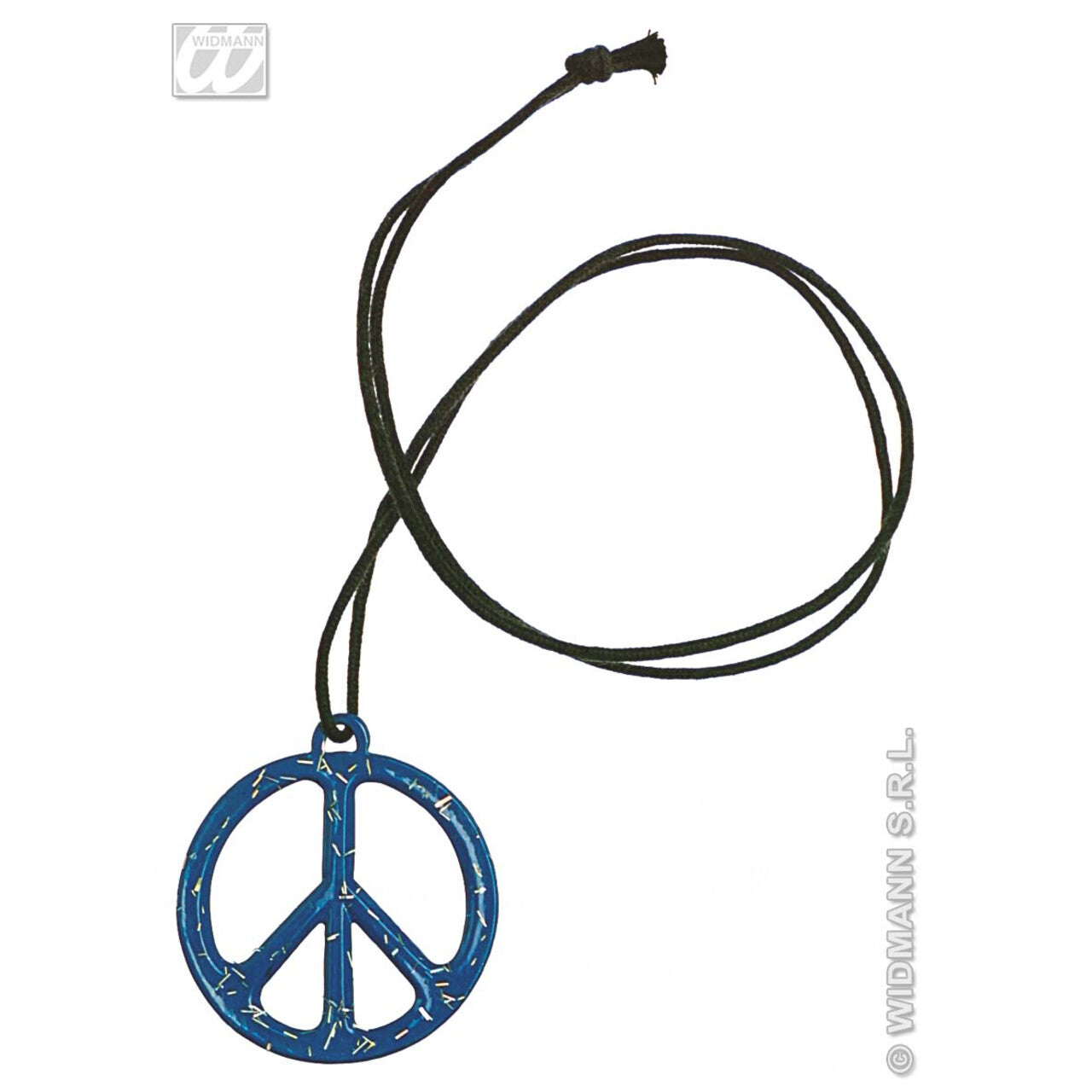 Op deze afbeelding zie je een Accessoires, van het merk Widmann. Medaillon Hippie Metaal