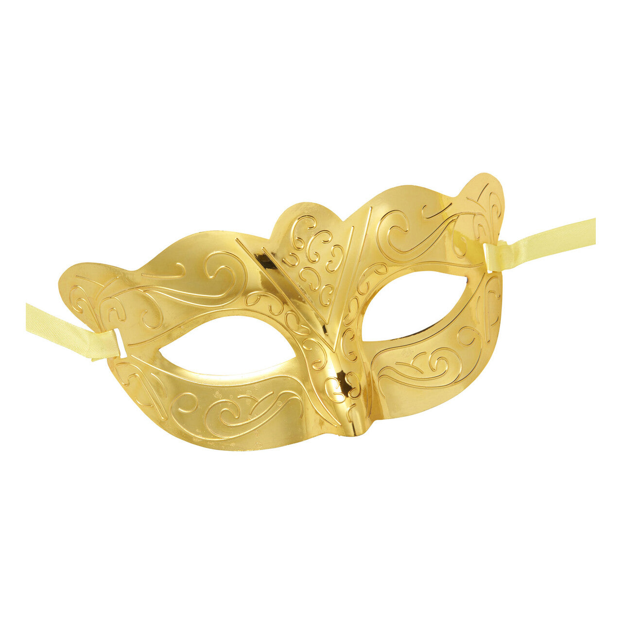 Op deze afbeelding zie je een Accessoires, van het merk Widmann. Oogmasker Metallic Goud