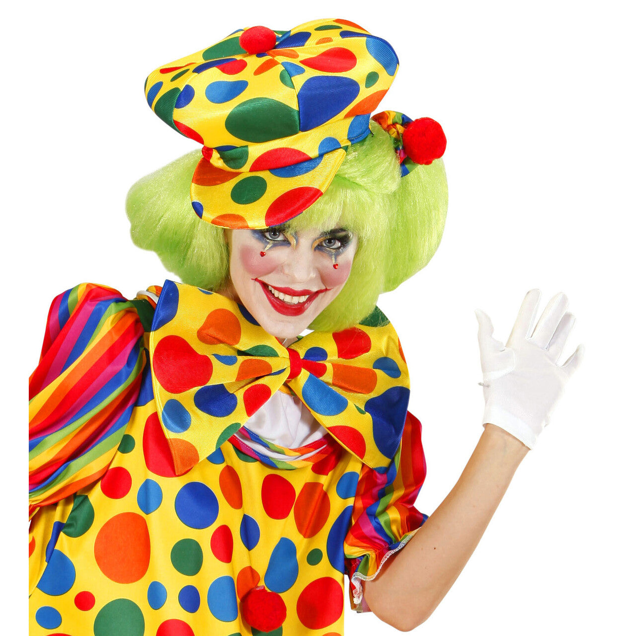 Op deze afbeelding zie je een Accessoires, van het merk Widmann. Muts Clown