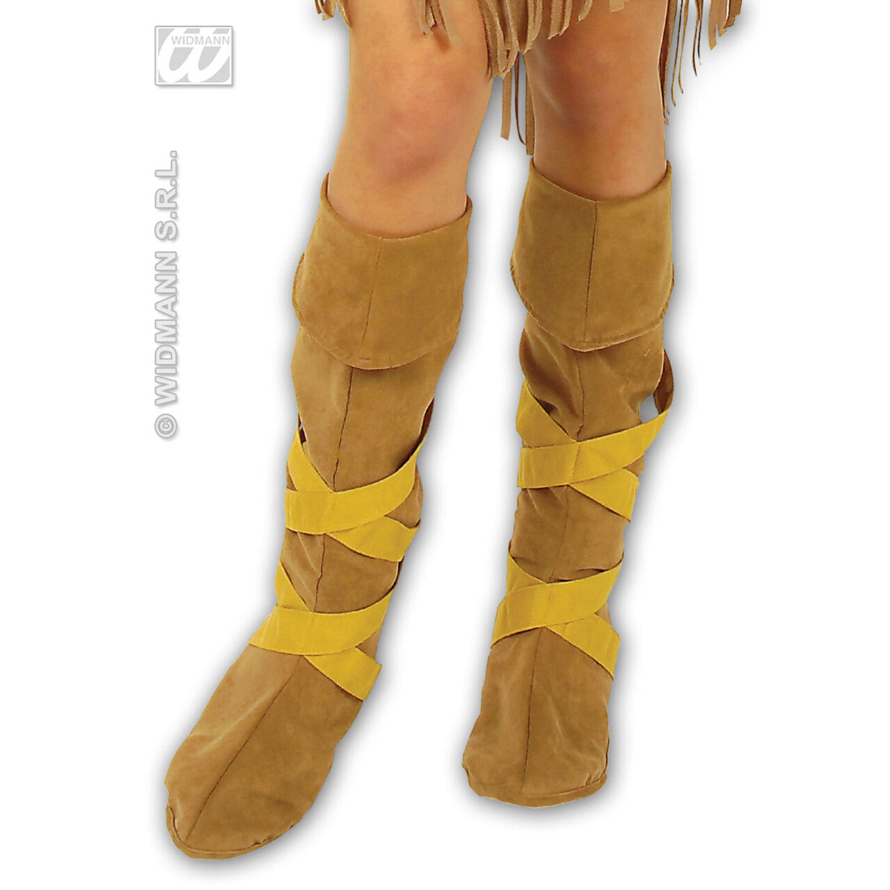 Op deze afbeelding zie je een Accessoires, van het merk Widmann. Opzetschoenen Indiaan