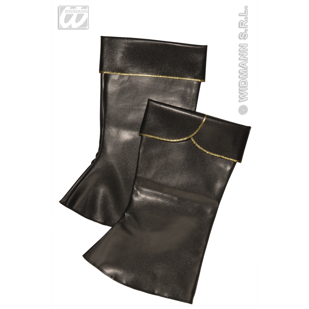 Op deze afbeelding zie je een Accessoires, van het merk Widmann. Opzetlaarzen Lederlook